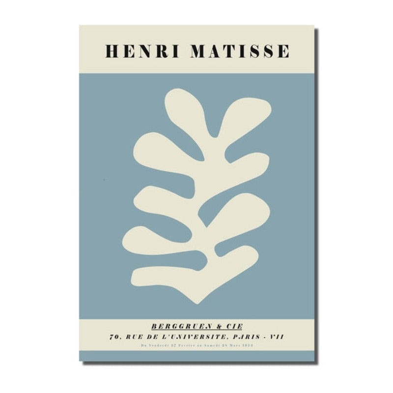 Vintage abstrakt lerretsmaleri, geometrisk veggkunst