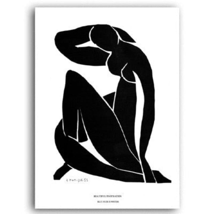 Vintage abstrakt Matisse-linjefigur minimalistisk Europa