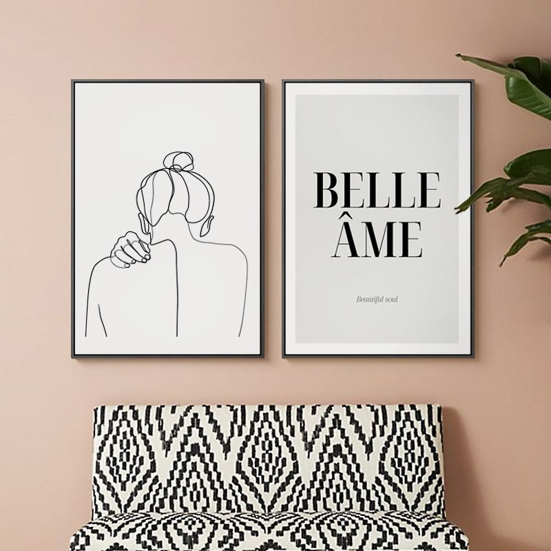 Beautiful Soul - Lerret Veggkunstmaleri | Skanto