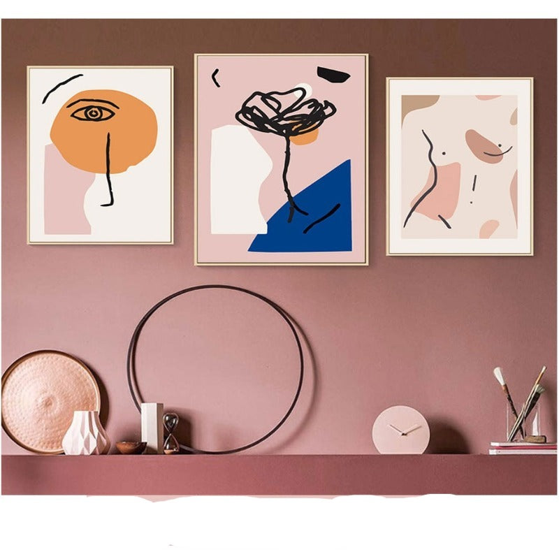 Nude Pink Space - Lerretbilde