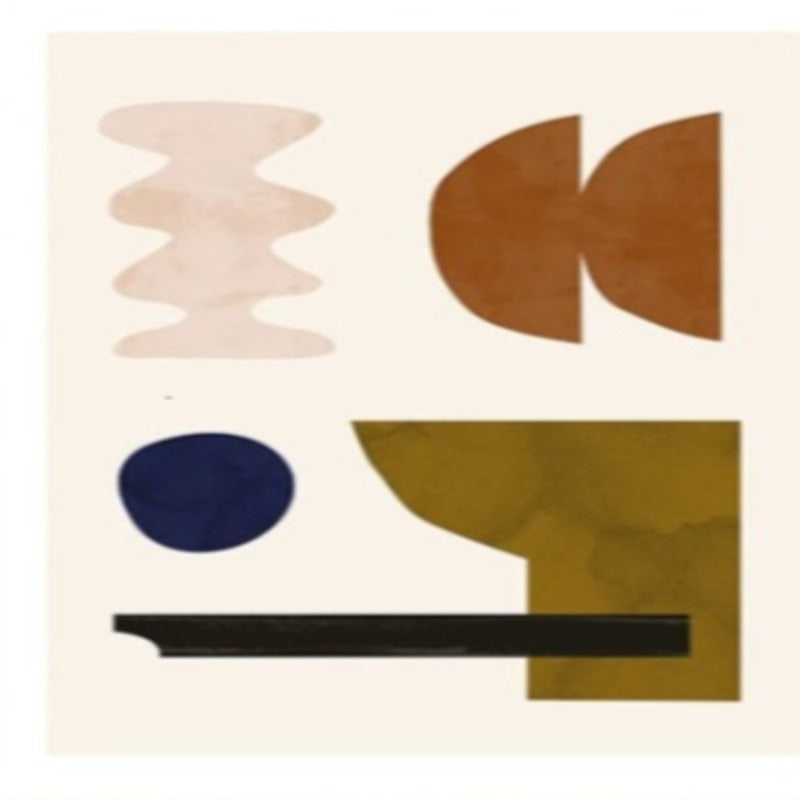 Geometrisk abstrakt Skandinavia Galleri - lerret veggkunst maleri