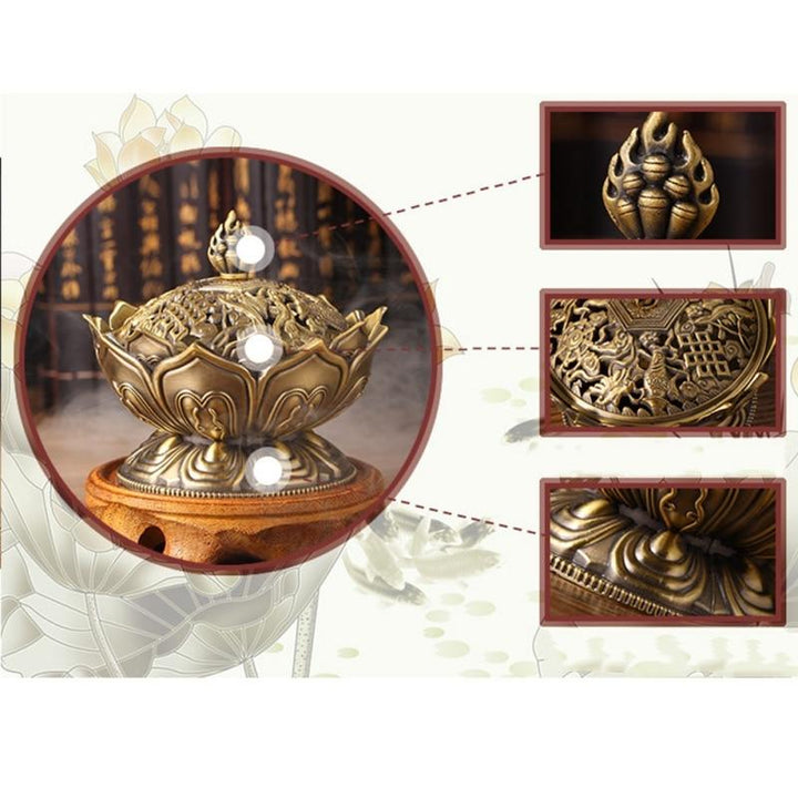 Lotus Flower Røkelsebrenner | Skanto