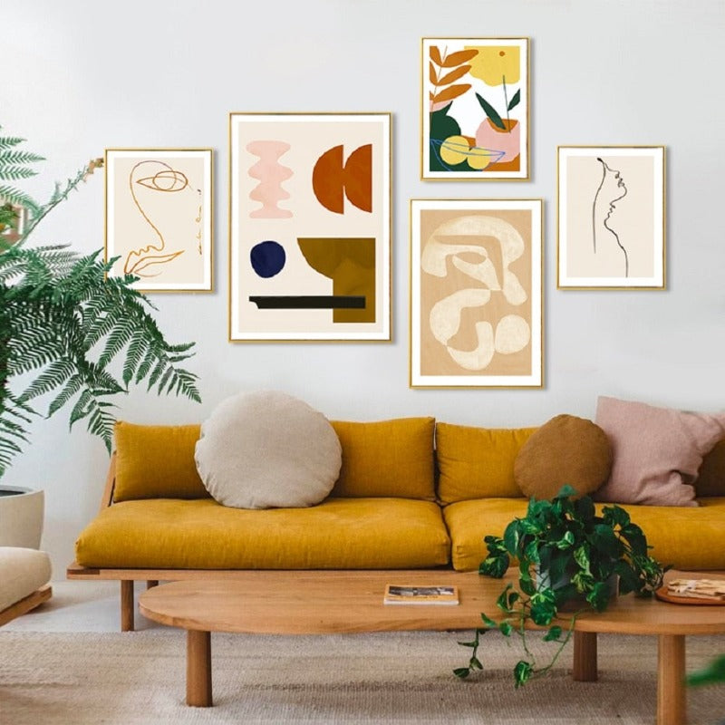 Abstract Scandinavia - Canvas Wall Art Painting | Skanto