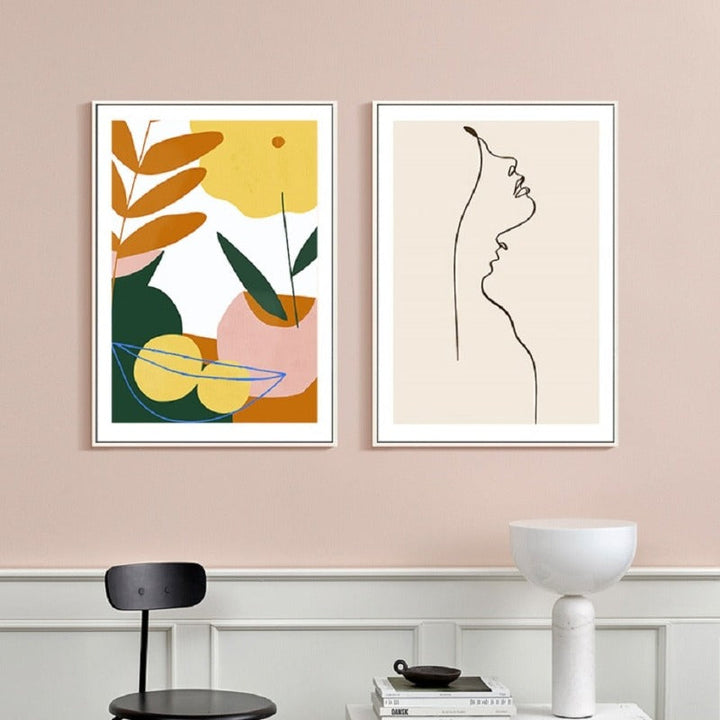 Abstract Scandinavia - Canvas Wall Art Painting | Skanto