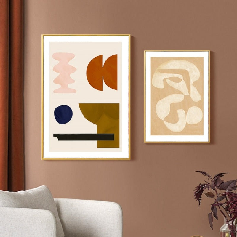Abstract Scandinavia - Canvas Wall Art Painting | Skanto