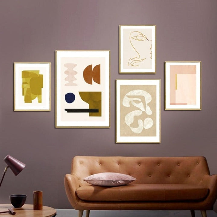 Abstract Scandinavia - Canvas Wall Art Painting | Skanto