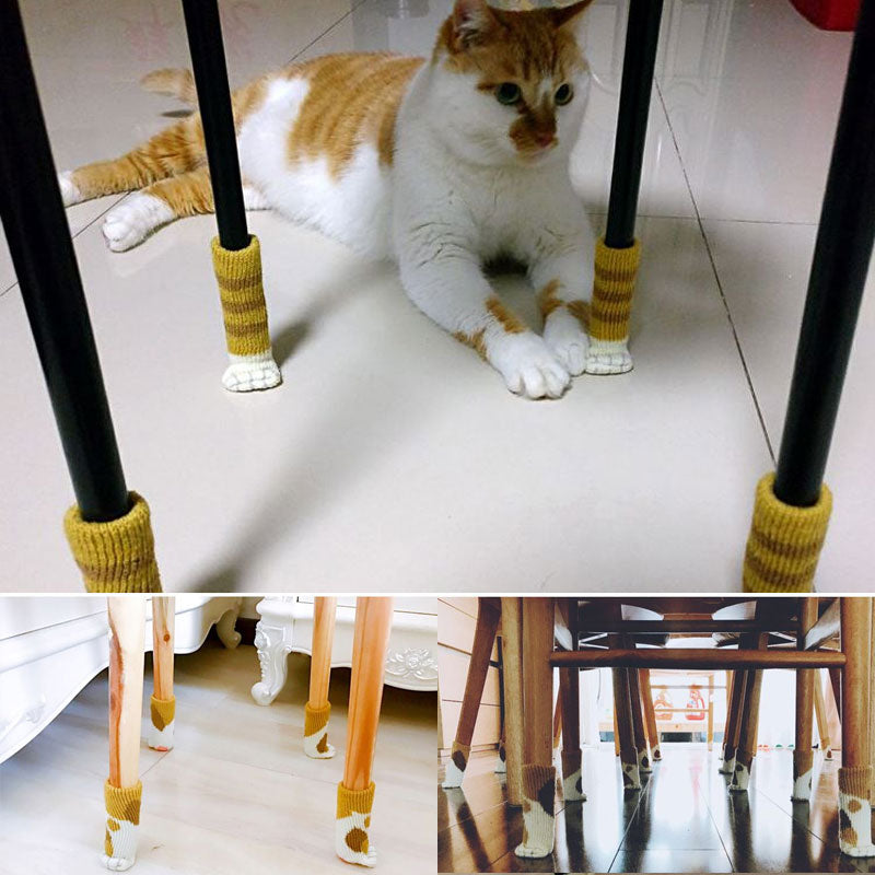 4Pcs Sklifrie Katt pote Møbelbein Deksel | Skanto