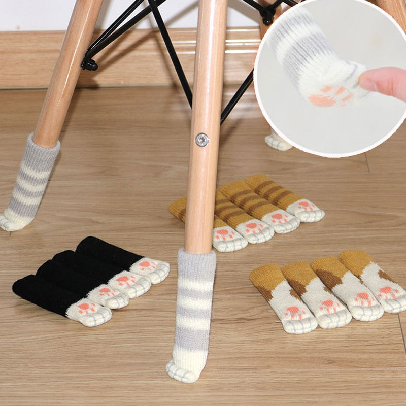4Pcs Sklifrie Katt pote Møbelbein Deksel | Skanto