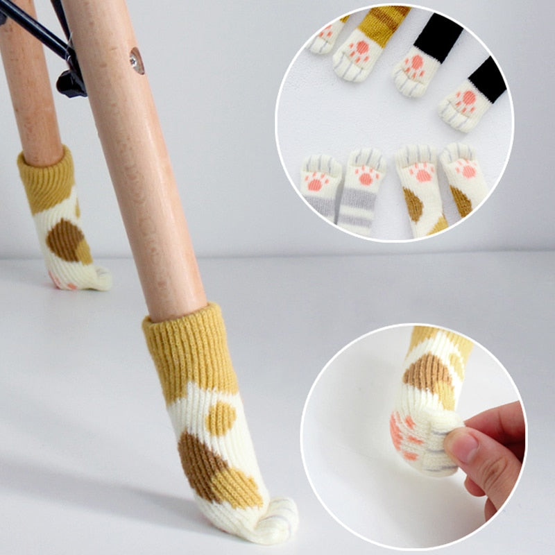 4Pcs Sklifrie Katt pote Møbelbein Deksel | Skanto