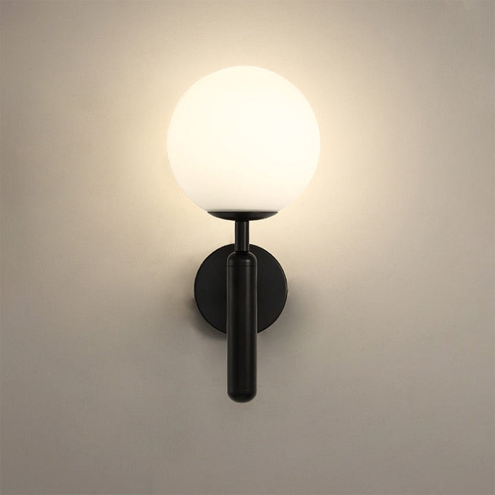 Moderne Glass Rund Vegglampe | Skanto