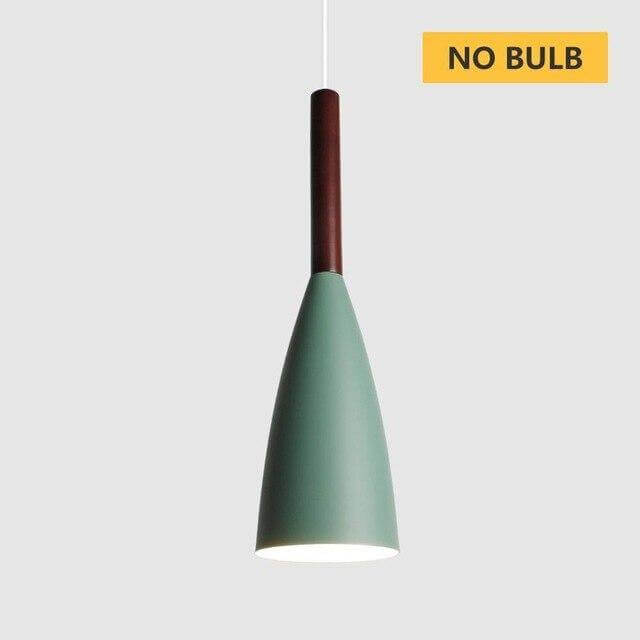 Moderne elegante nordisk stil fargerik pendellampe