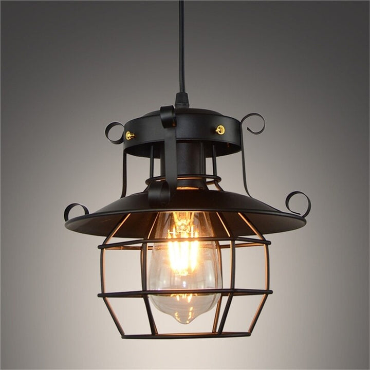 Skanto | Retro antikk industriell taklampe