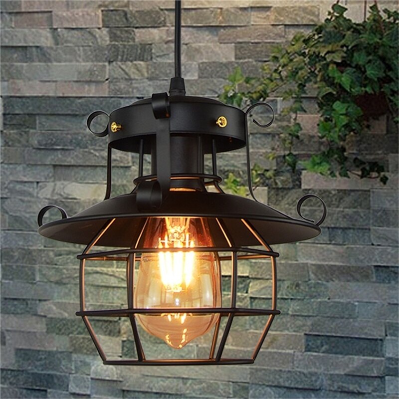 Skanto | Retro antikk industriell taklampe