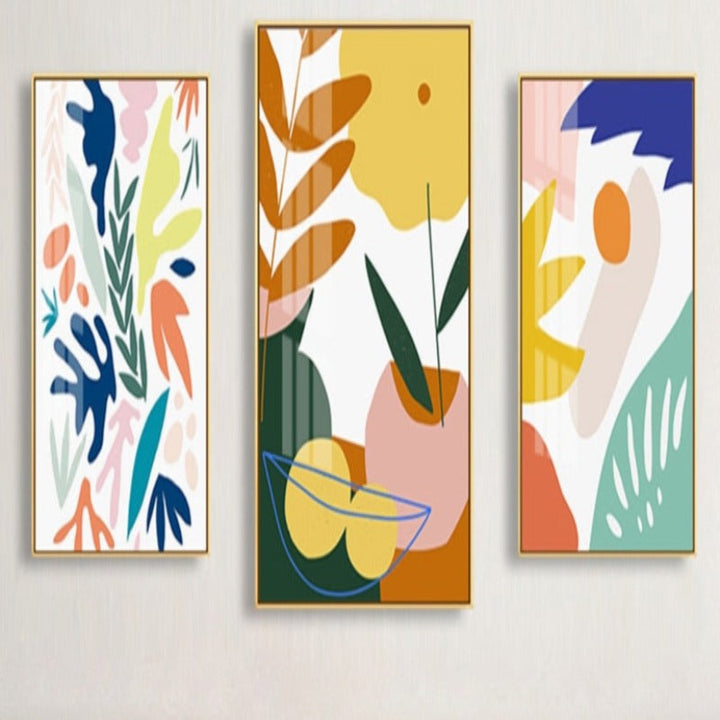 Abstract Scandinavia Colorful Gallery - Canvas Wall Art Painting | Skanto