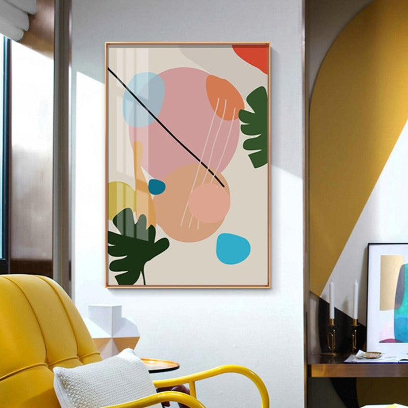 Abstract Scandinavia Colorful Gallery - Canvas Wall Art Painting | Skanto