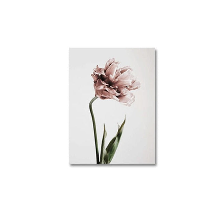 Moderne Tulip blomstertrykk Veggkunst - Lærred Veggkunst Maling