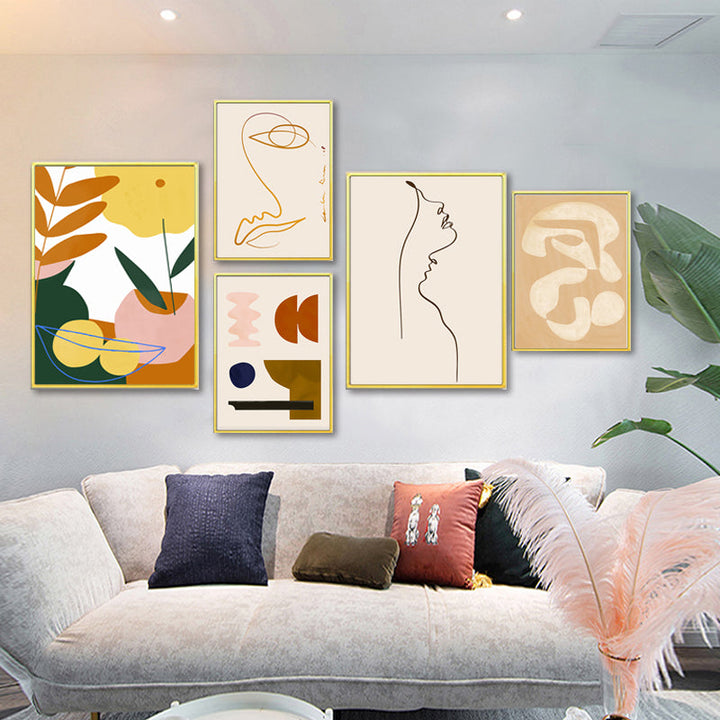 Abstract Scandinavia - Canvas Wall Art Painting | Skanto