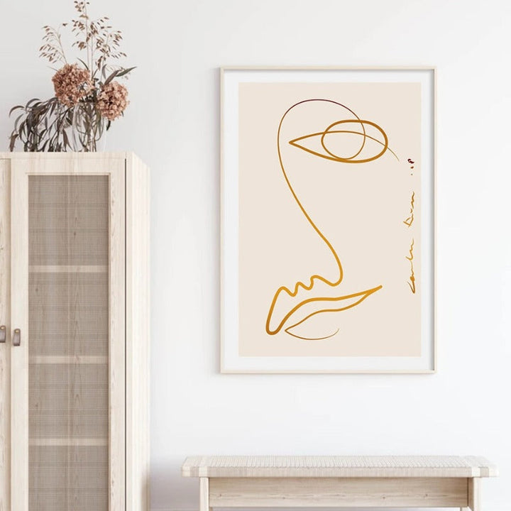 Abstract Scandinavia - Canvas Wall Art Painting | Skanto