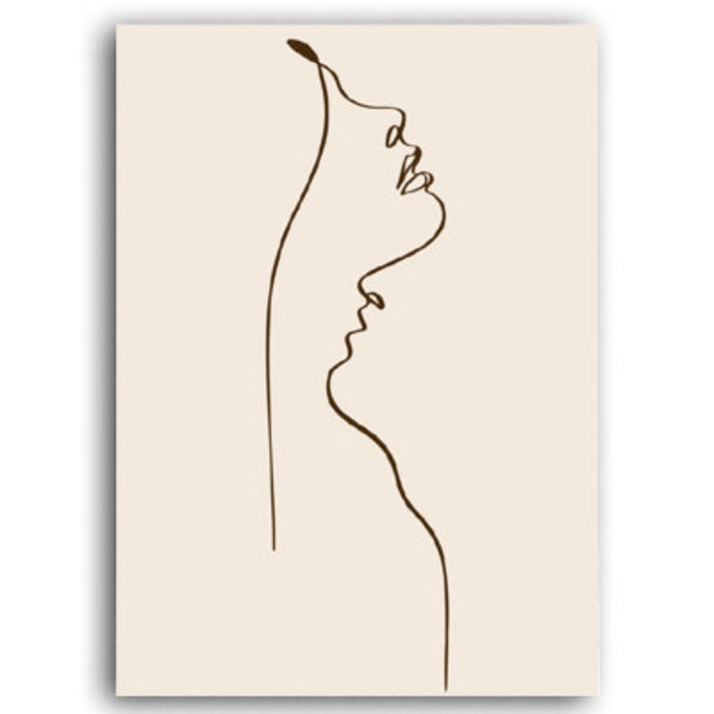 Abstract Scandinavia - Canvas Wall Art Painting | Skanto
