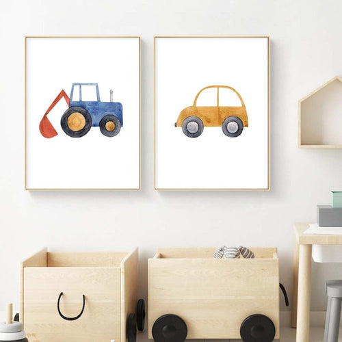 Baby Travels - Lerret Veggkunst Maleri | Skanto