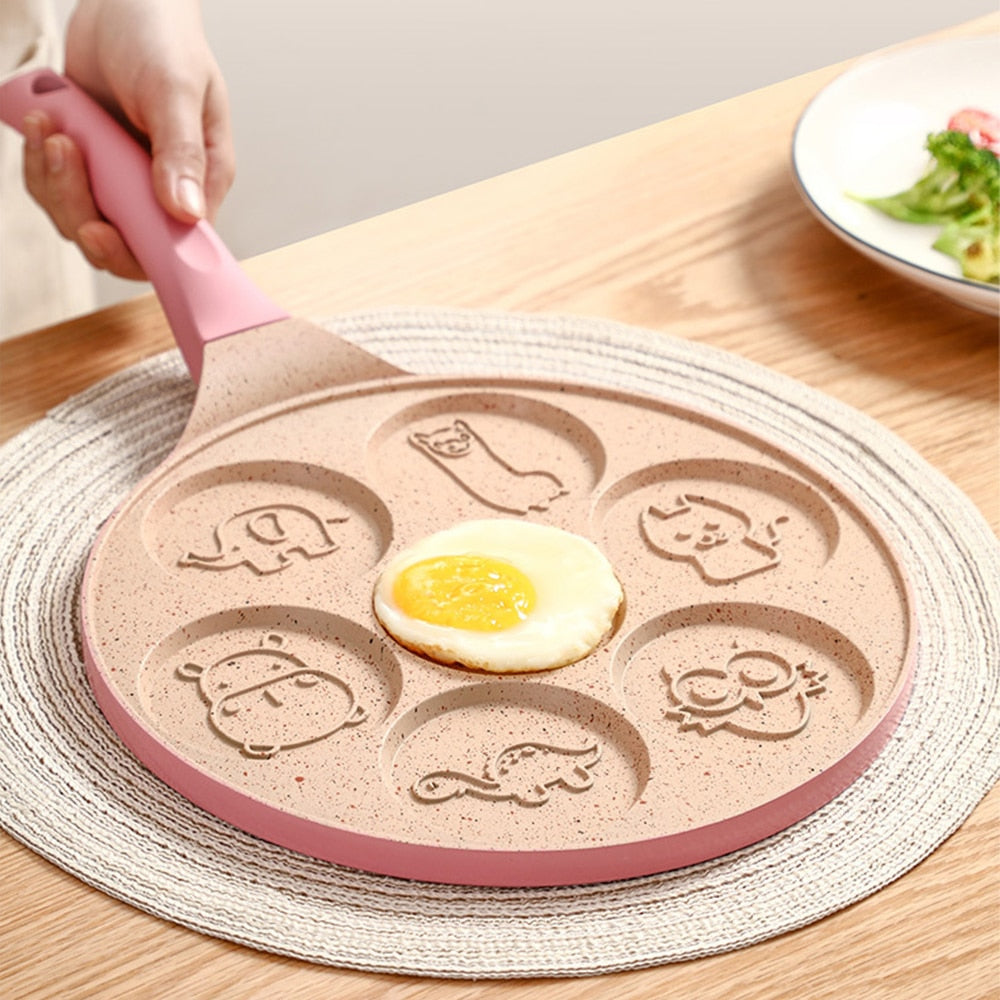 Frokostpannekaker med dyremotiv, pannenøtter