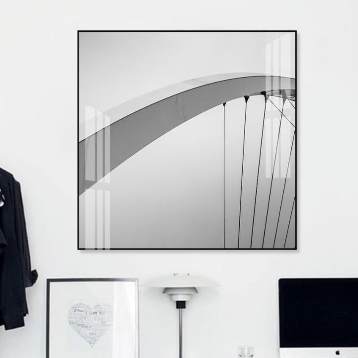 HD Bridge WireBilder - Lerret Veggkunst Maleri