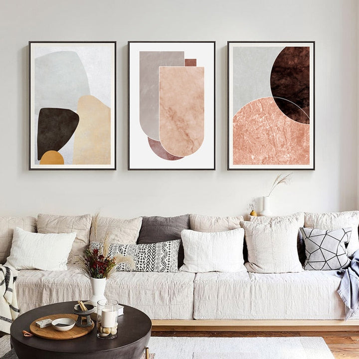 Boho Art Bohemsk Stil - Lerret Veggkunst Maleri | Skanto