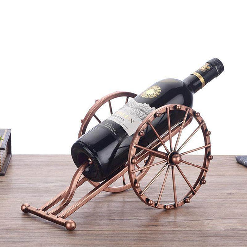 Skanto | Antique Cannon Wine Bottle Holder