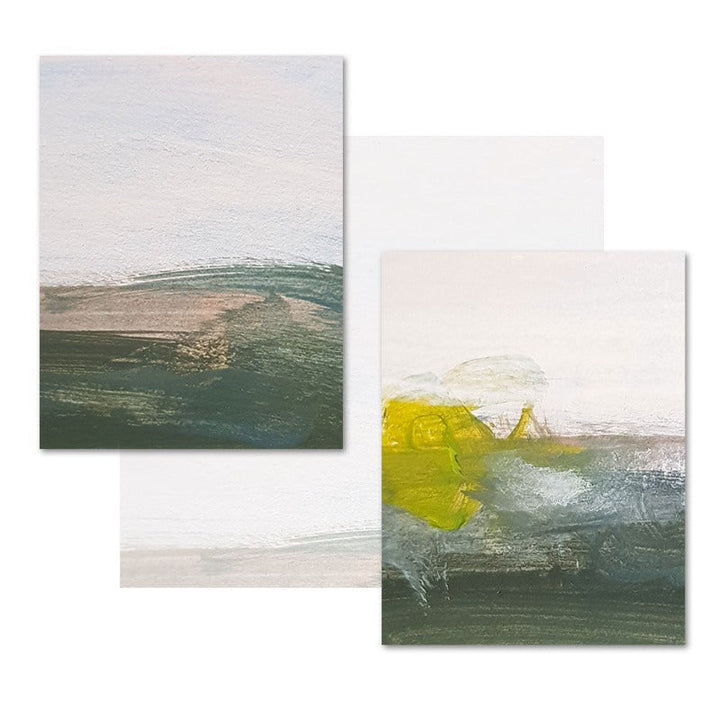 Grønn trykk olje kunst - lerret veggkunst maleri