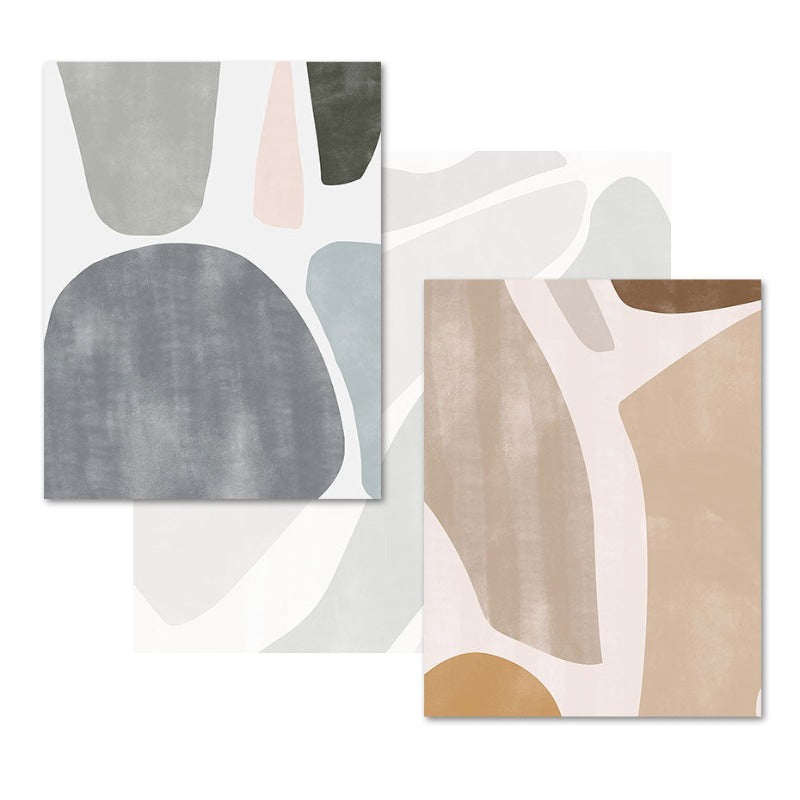 Patterns In Room - Lerret Veggkunst Maleri