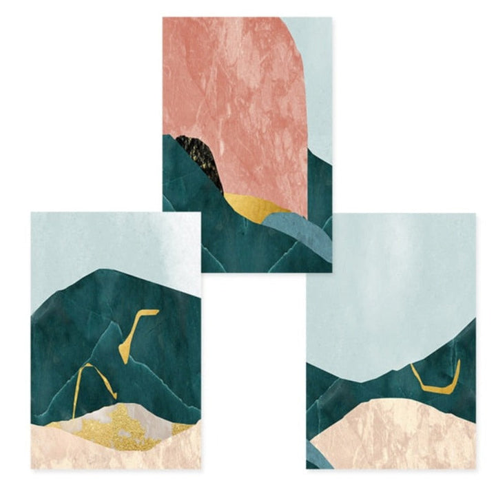 Green Pasture - Lerret Veggkunst Maleri