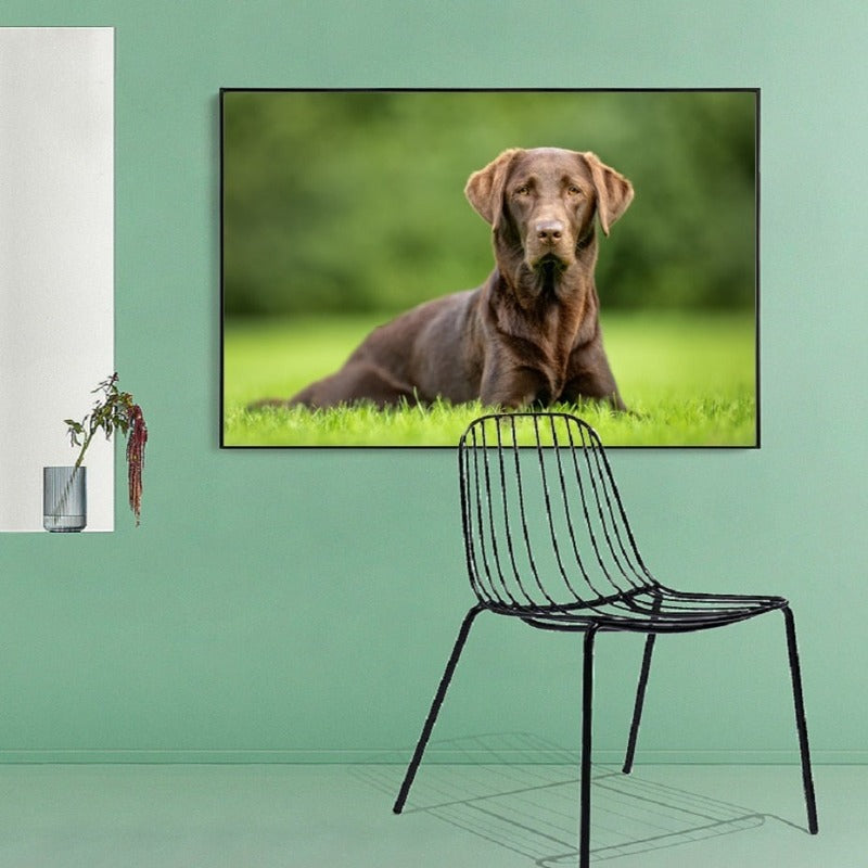 Kjære moderne kjæledyr hund - lerret vegg kunst maleri