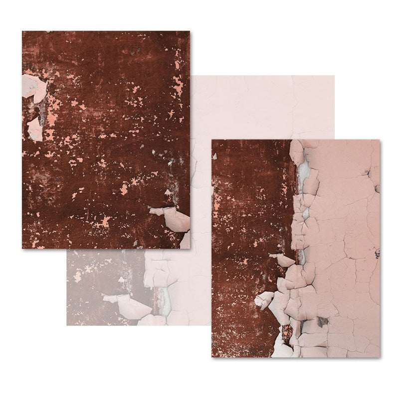 Abstract Rusty Pink Prints - Canvas Wall Art Painting | Skanto