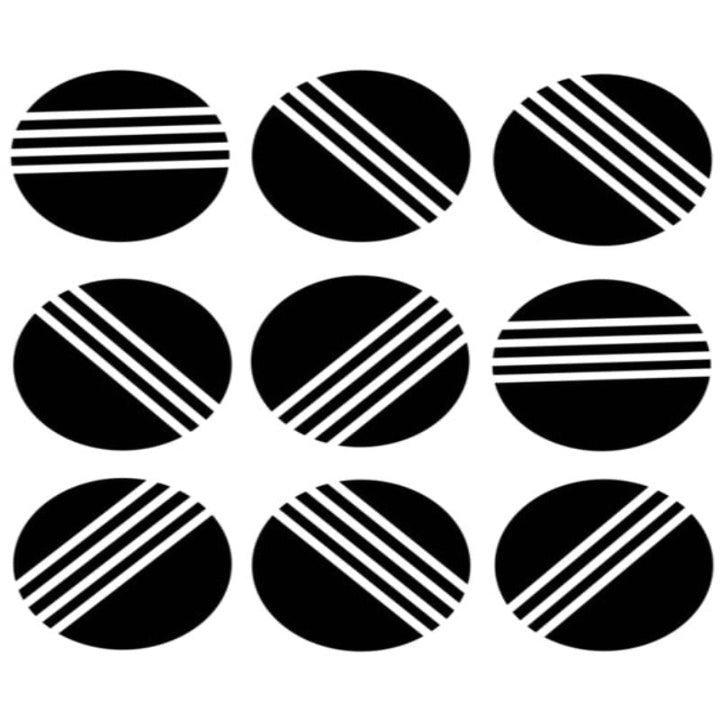 Geometrisk i svart - Lerret veggkunst maleri