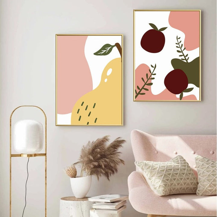 Fruit Time - Lerret Veggkunst Maleri