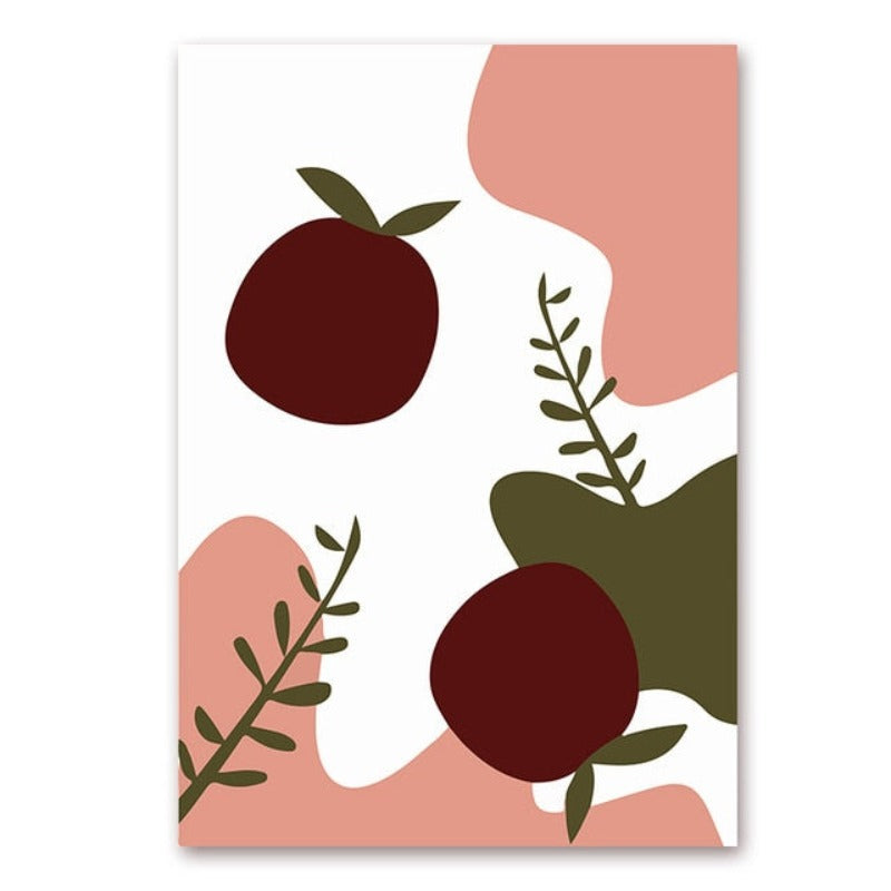 Fruit Time - Lerret Veggkunst Maleri
