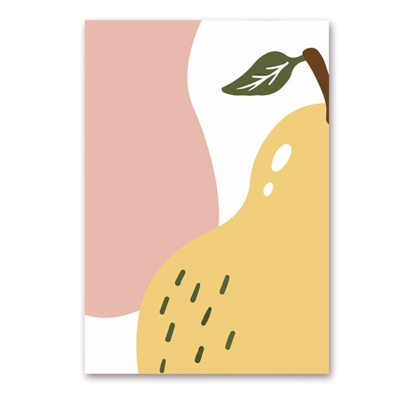Fruit Time - Lerret Veggkunst Maleri