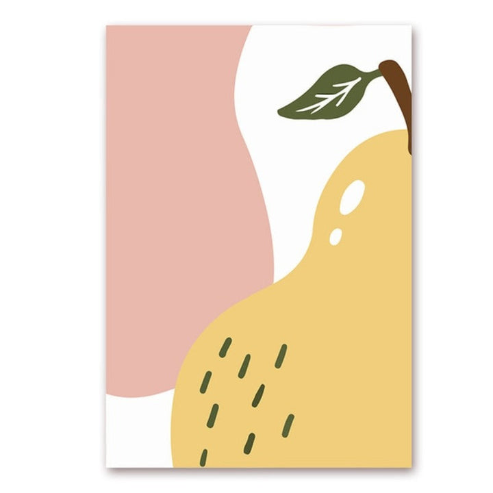 Fruit Time - Lerret Veggkunst Maleri
