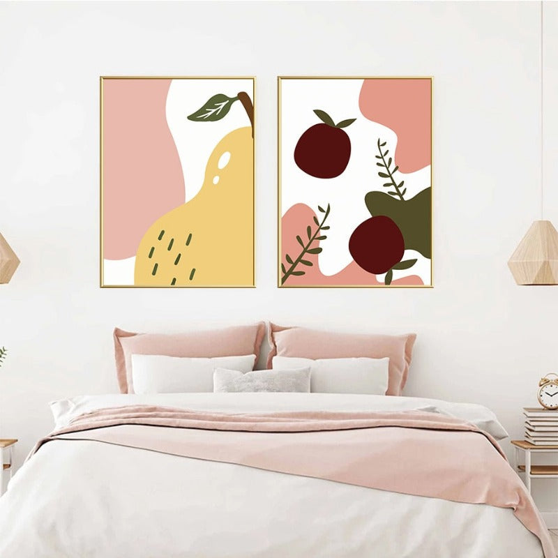 Fruit Time - Lerret Veggkunst Maleri