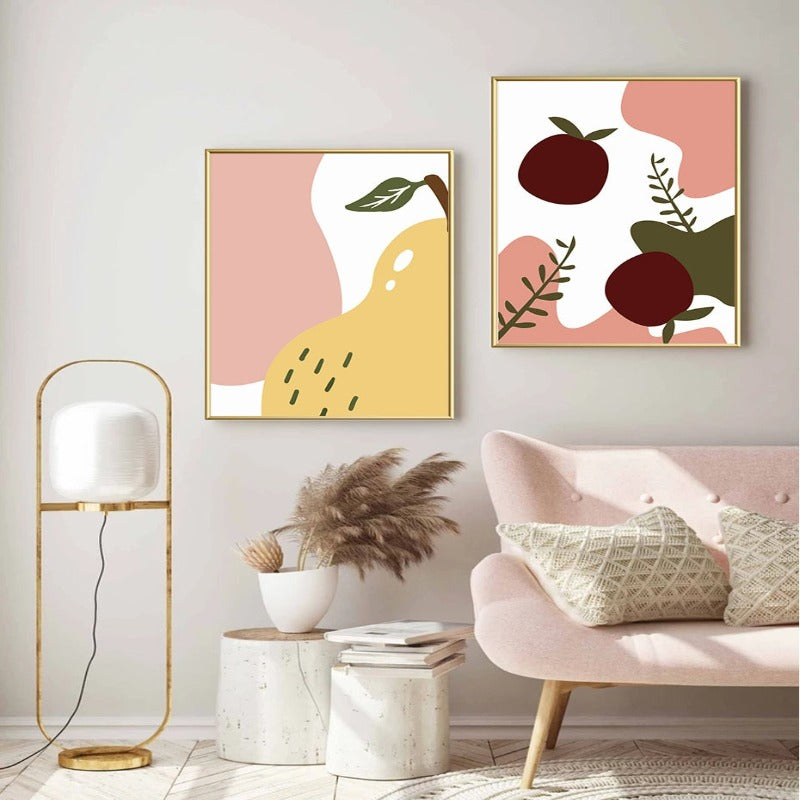 Fruit Time - Lerret Veggkunst Maleri