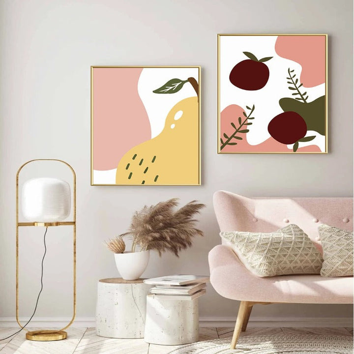 Fruit Time - Lerret Veggkunst Maleri
