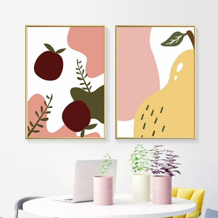 Fruit Time - Lerret Veggkunst Maleri