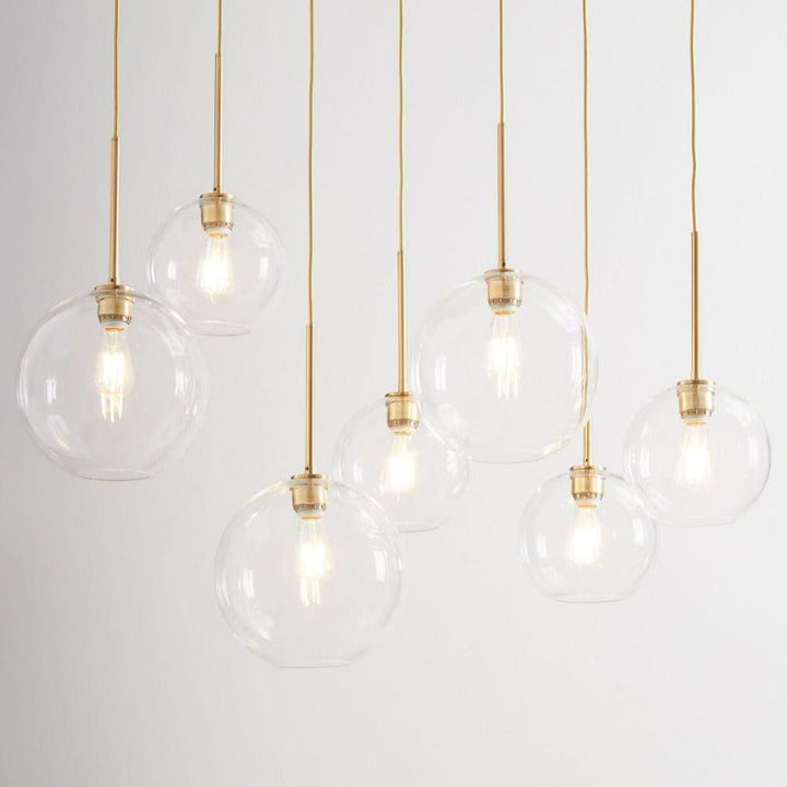 Moderne Glass Sphere Pendellamper | Skanto