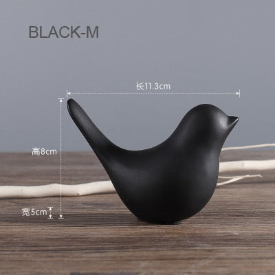 Nordic Creative Ceramic Bird Figurines | Skanto