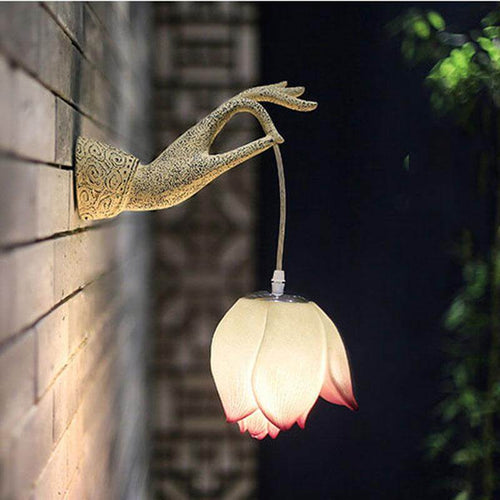 Moderne Kreativ Kinesisk Lotus Vegglampe | Skanto