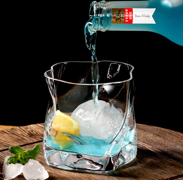 Skanto | Forvrengt Tekstur Whisky Glass Sett