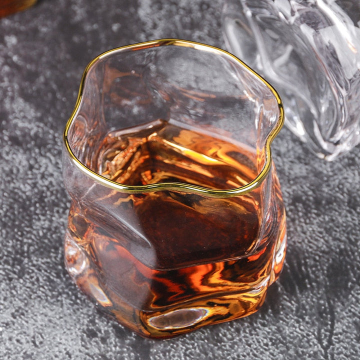 Skanto | Forvrengt Tekstur Whisky Glass Sett