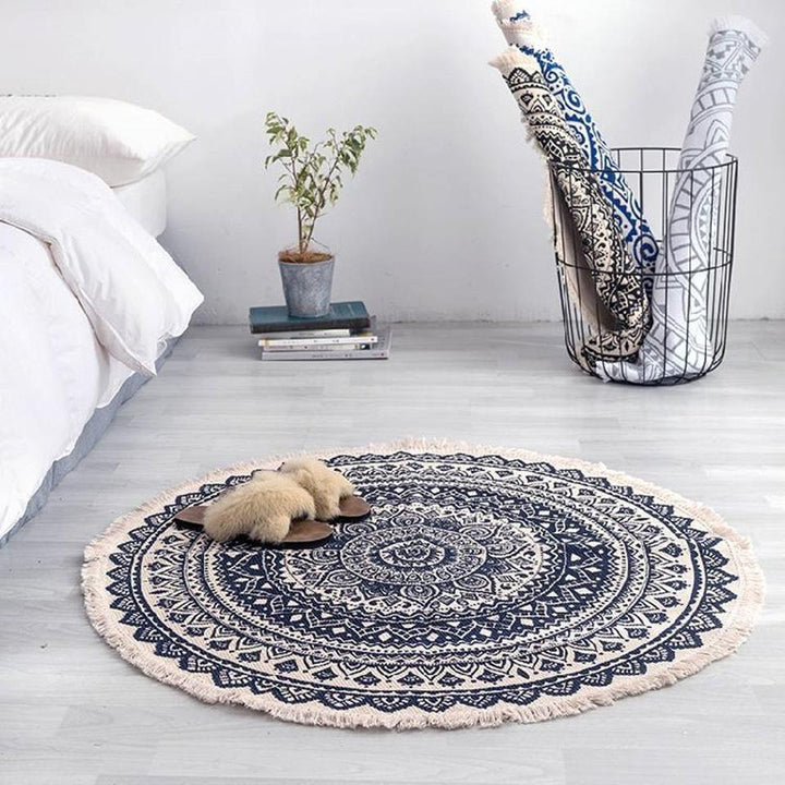 Skanto | Marokkansk Boho teppe med frynser