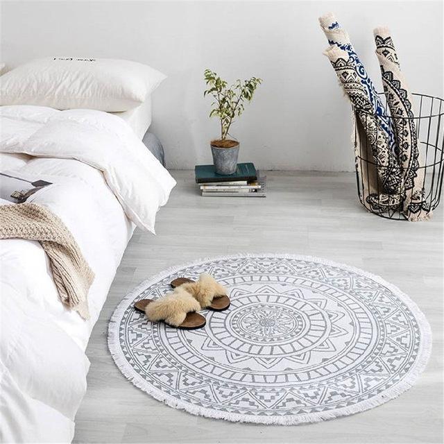 Skanto | Marokkansk Boho teppe med frynser