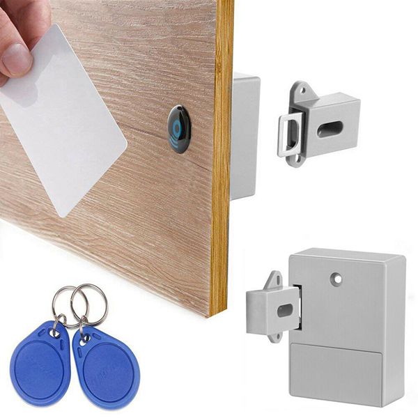 Usynlig magnetisk skaplås